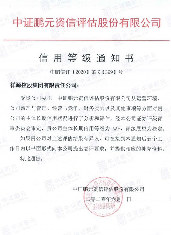 20200601豪门国际控股集团（主体首次）信用品级通知书.jpg